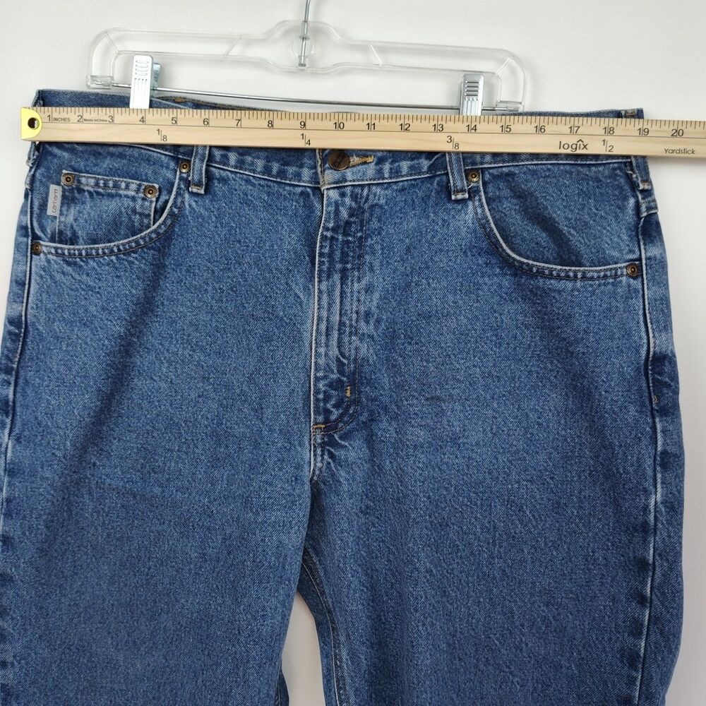 🔥🔥🔥VGC - Carhartt men's jeans, 38 x 30, straight leg, medium wash denim🔥🔥🔥 - Picture 4 of 8